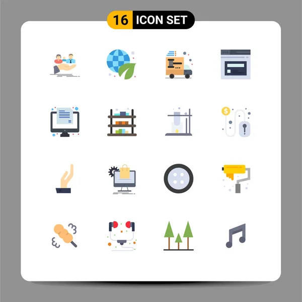 Stock Vector Icon Pack Líneas Signos Símbolos Para Sitio Web — Archivo Imágenes Vectoriales