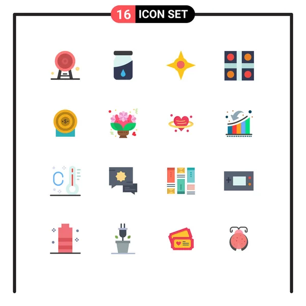 Stock Vector Icon Pack Лінійних Знаків Символів Грошей Спорту Компаса — стоковий вектор