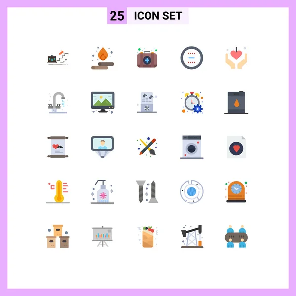 Stock Vector Icon Pack Mit Linienzeichen Und Symbolen Zum Löschen — Stockvektor