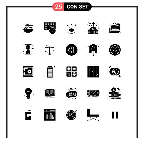 Stock Vector Icon Pack Znaki Symbole Linii Dla Połączenia Małżeństwo — Wektor stockowy