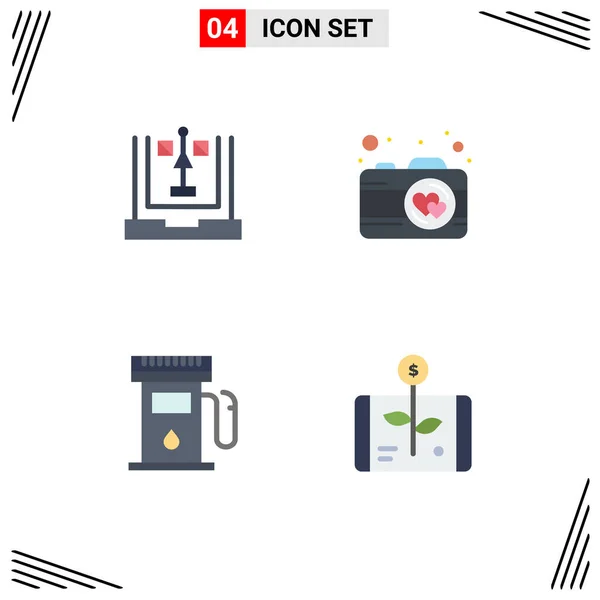 Benutzeroberfläche Flaches Icon Pack Moderner Zeichen Und Symbole Für Codierung — Stockvektor