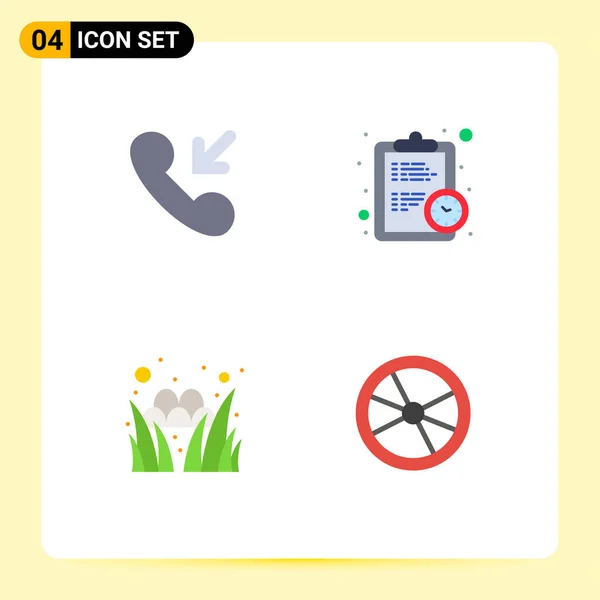 Stock Vector Icon Pack Sinais Linha Símbolos Para Resposta Férias — Vetor de Stock