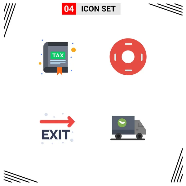 Creative Icons Modern Signs App Exit Interface Sign Leave — стоковый вектор