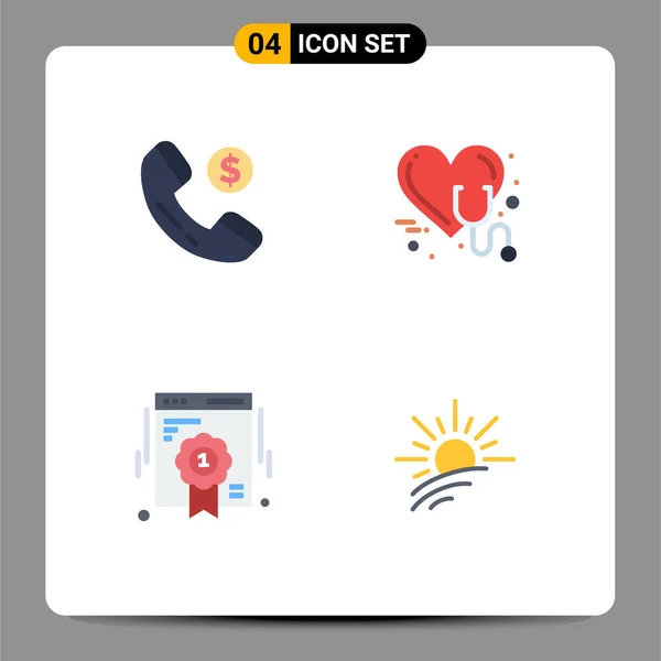 Universal Icon Symbols Gruppe Von Modernen Flachen Icons Für Commerce — Stockvektor