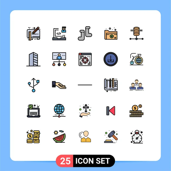 Set Modern Icons Sysymbols Signs Computing Medical Laptop Healthcare Document — Vector de stock
