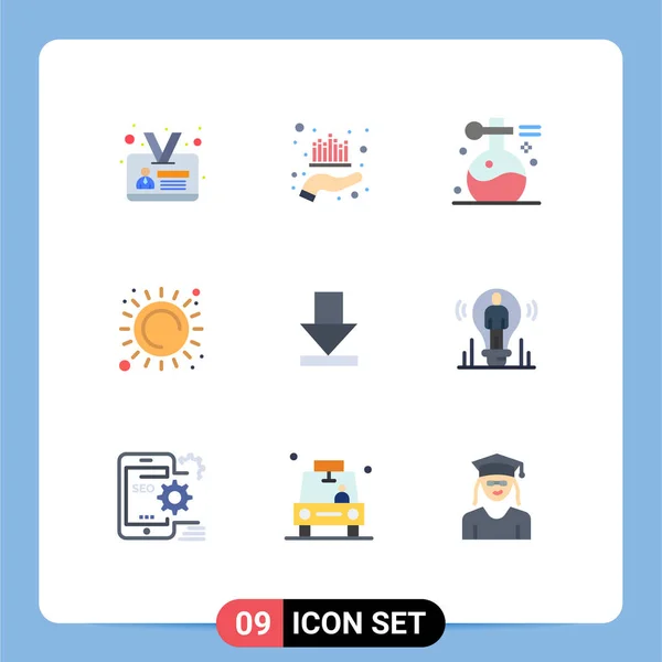 Stock Vector Icon Pack Mit Linienzeichen Und Symbolen Für Pfeil — Stockvektor