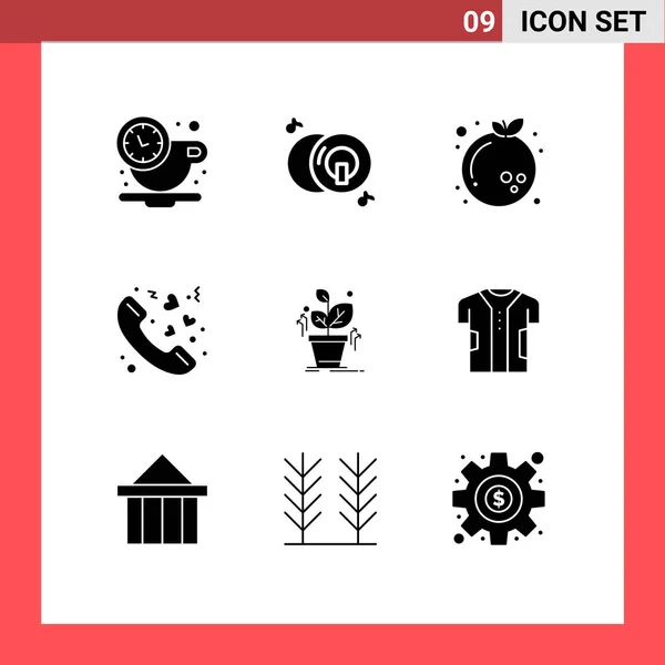 Set Modern Icons Sysymbols Signs Grow Ynes Ine Chinese Romance — Vector de stock