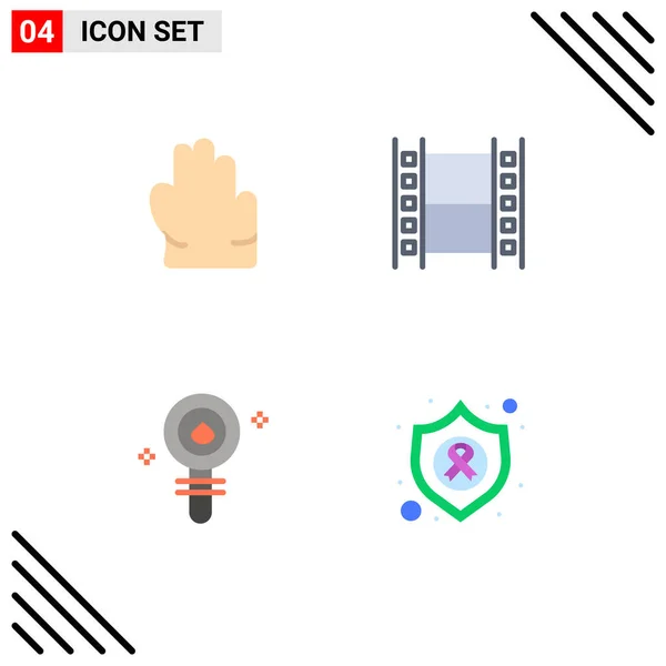 Universal Icon Symbols Group Modern Flat Icons Grab Chemistry Media — Διανυσματικό Αρχείο