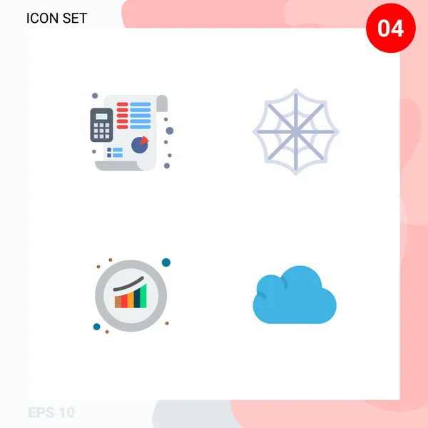 Universal Flat Icons Set Web Mobile Applications Plan Marketing Planning — 스톡 벡터