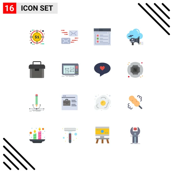 Creative Icons Modern Signs Sysymbols Announcement Promotion Internet Marketing Text — Archivo Imágenes Vectoriales