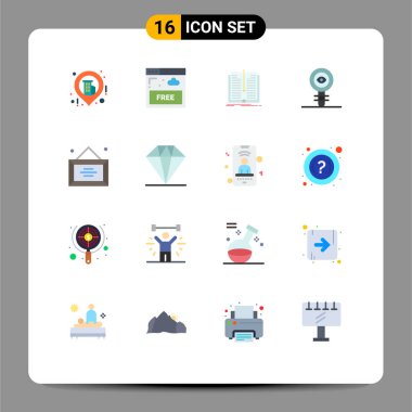 16 Yaratıcı Simge Masa, molekül, dosya, laboratuvar, Kimyasal Düzenlenebilir Yaratıcı Vektör Tasarım Elemanları Paketi