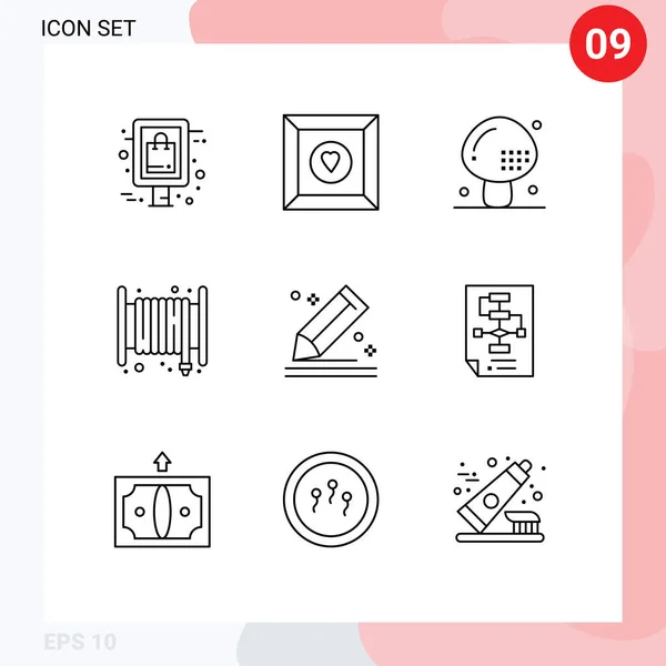 Jeu Contours Vectoriels Sur Grille Pour Dessiner Tuyau Boissons Incendie — Image vectorielle