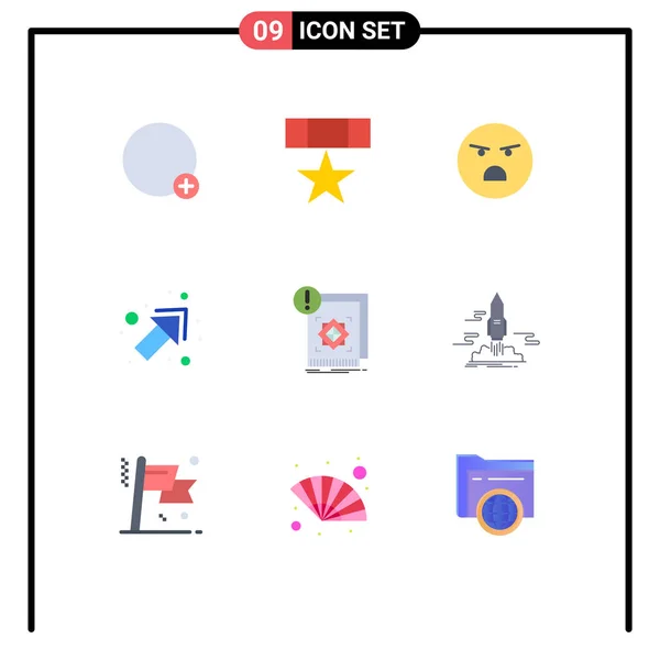 Icône Vectorielle Stock Paquet Signes Symboles Ligne Pour Norme Droite — Image vectorielle