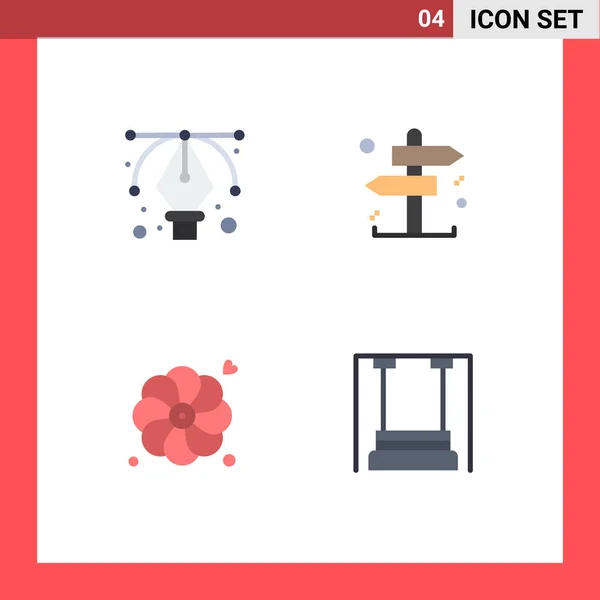 Universal Flat Icons Set Web Mobile Applications Design Diversões Negócios —  Vetores de Stock