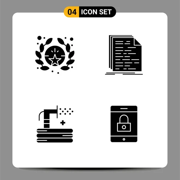 Creative Icons Modern Jelek Szimbólumok Díj Kód Programozás Nyáron Szerkeszthető — Stock Vector