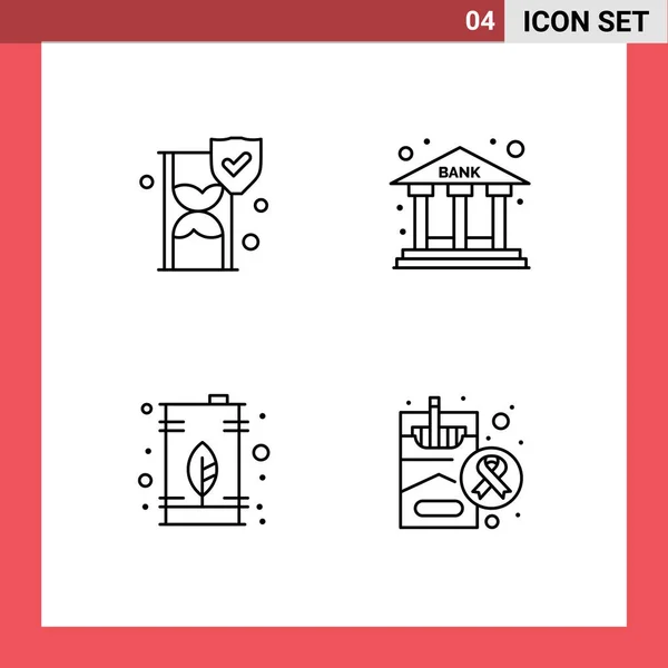 사용자 인터페이스 상징의 사무실 Editable Vector Design Elements — 스톡 벡터