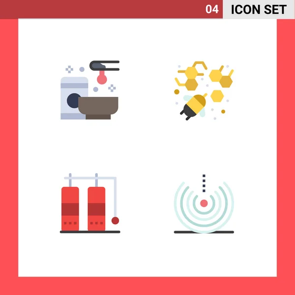 Universal Icon Symbols Group Modern Flat Icons Relax Travel Wax — Stockový vektor