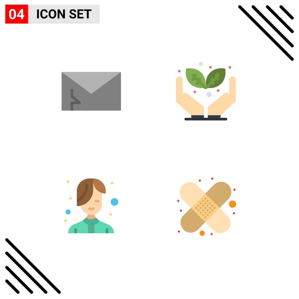 Pack Mit Kreativen Flat Icons Von Alarm Weiblich Sicherheit Schutz — Stockvektor