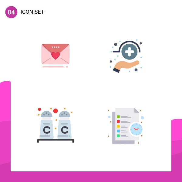 Flat Icon Concepto Para Websites Mobile Apps Sms Café Canela — Vector de stock