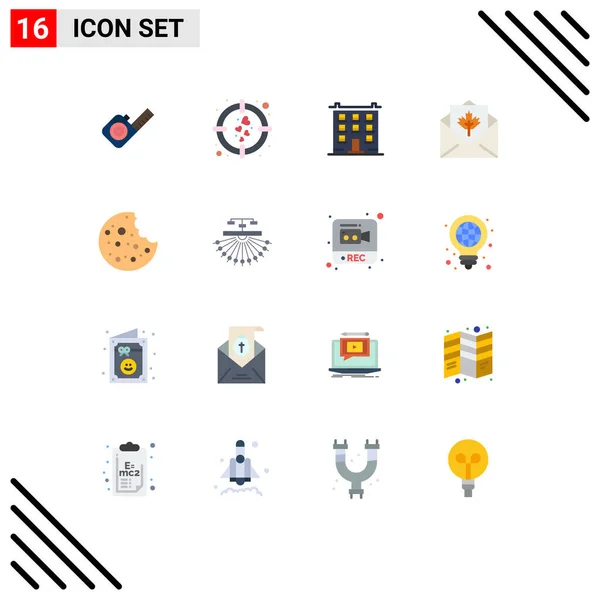 Stock Vector Icon Pack Mit Zeilenzeichen Und Symbolen Für Danksagung — Stockvektor