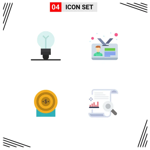 User Interface Pack Basic Flat Icons Achievement Target Wreath Achievement — Stock Vector