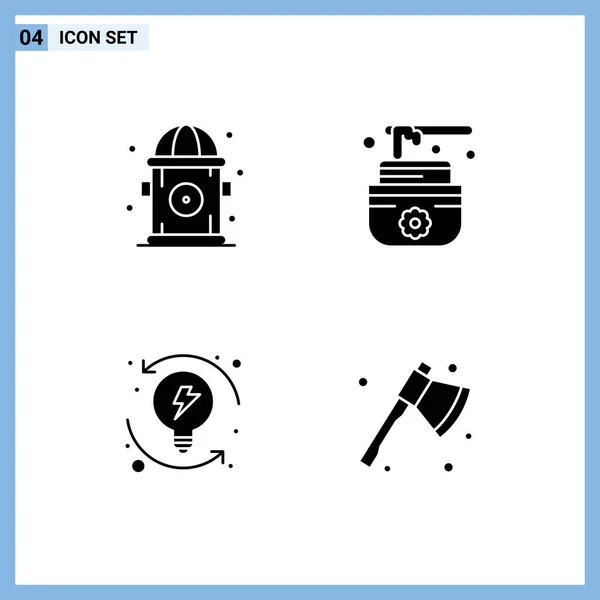 Universal Icon Symbols Group Modern Solid Glyphs City System Sauna — Stock Vector