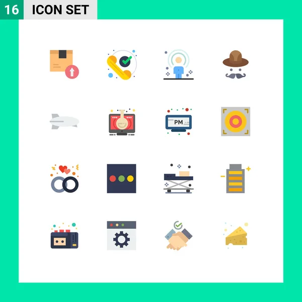 Set Modern Icons Symbols Signs Canada Cap Phone Recruitment People — Stock Vector