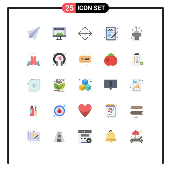 Creative Icons Modern Signs Sysymbols Learning Head Image Design Transform — Vector de stock