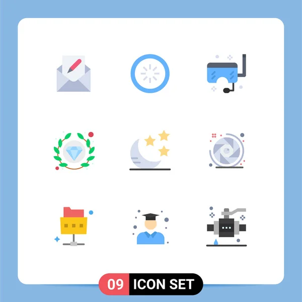 Stock Vector Icon Pack Mit Linienzeichen Und Symbolen Für Seo — Stockvektor