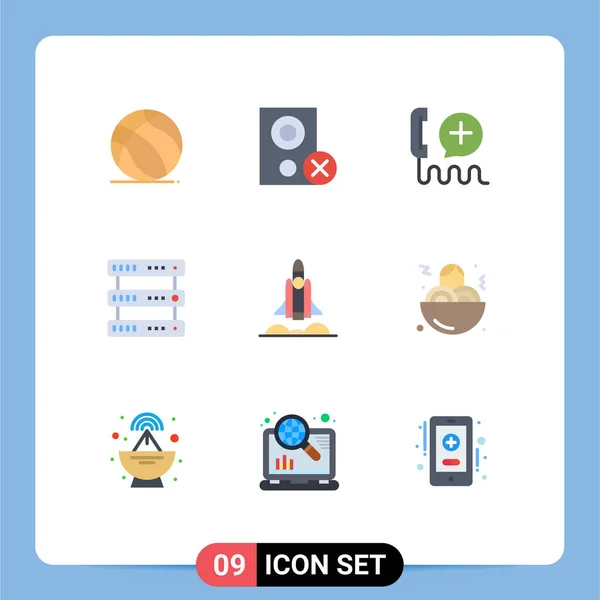 Stock Vector Icon Pack Mit Zeilenzeichen Und Symbolen Für Speicherung — Stockvektor