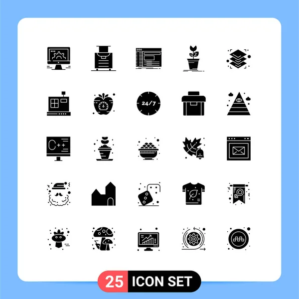 Pictogram Set Simple Solid Glyphs ของพ มาร เกม องค ประกอบการออกแบบเวกเตอร — ภาพเวกเตอร์สต็อก