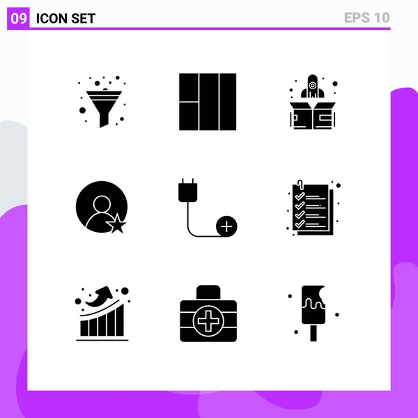 Set Modern Icons Sysymbols Signs Checkout Hardware Rating Devices Computers — Archivo Imágenes Vectoriales