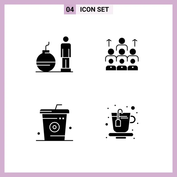 Creative Icons Σύγχρονα Σημάδια Και Σύμβολα Των Επιχειρήσεων Οργάνωση Πρόβλημα — Διανυσματικό Αρχείο