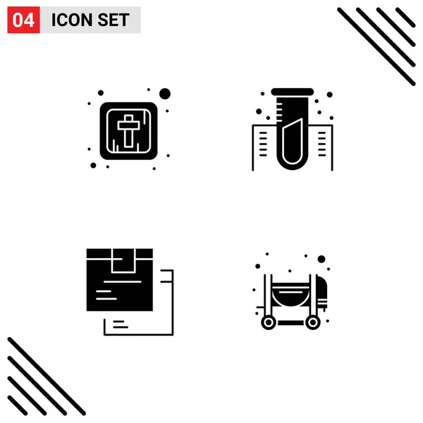 Creative Icons Modern Signs Sysymbols Christiness Goods Chemistry Gas Product — Vector de stock