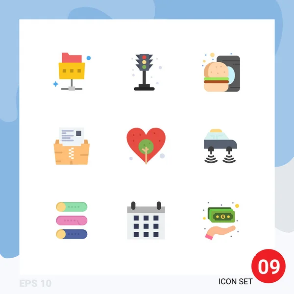 Universal Icon Symbols Group Modern Flat Colors Day Folder Drink — Διανυσματικό Αρχείο