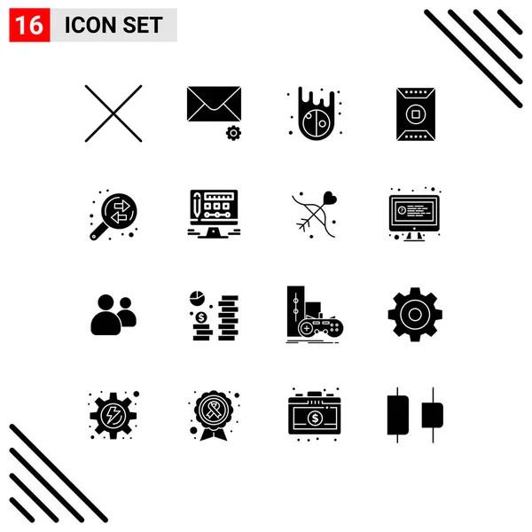 Creative Icons Σύγχρονα Σημάδια Και Σύμβολα Της Οθόνης Την Ανταλλαγή — Διανυσματικό Αρχείο