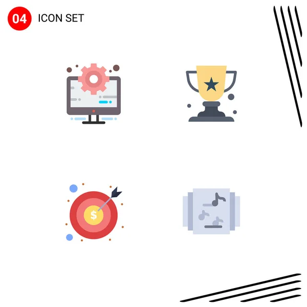 Universal Icon Symbols Group Modern Flat Icons Business Cash Setting — Vetor de Stock