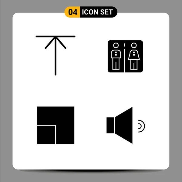 Απόθεμα Vector Icon Pack Των Γραμμών Σημάδια Και Σύμβολα Για — Διανυσματικό Αρχείο