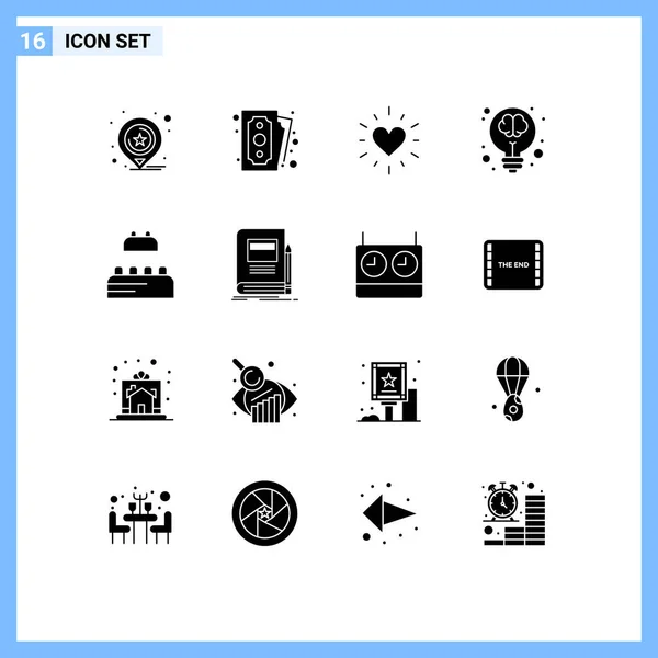 Stock Vector Icon Pack Líneas Signos Símbolos Para Constructores Ciencia — Vector de stock