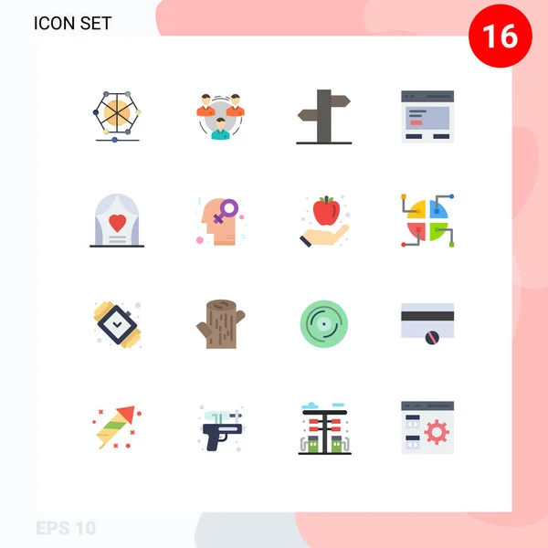 Set Modern Icons Sysymbols Signs Communication Action People Signal Arrows — Vector de stock