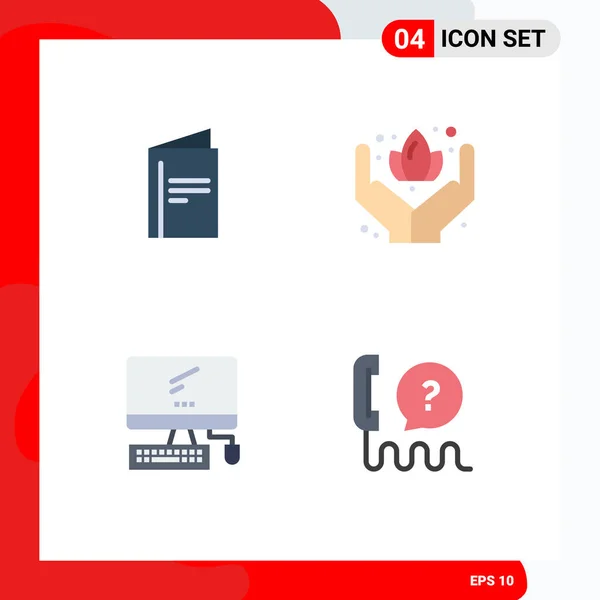 Flat Icon Koncept Pro Webové Stránky Mobilní Apps Menu Zařízení — Stockový vektor