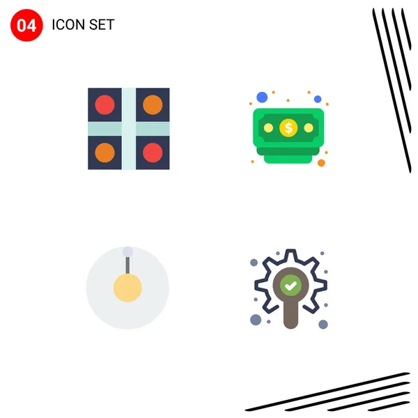 User Interface Pack Basic Flat Icons Game Zenith Ludo Game — Archivo Imágenes Vectoriales