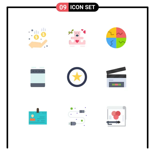 Creative Icons Modern Signs Sysymbols Interface Oven Skin Kitchen Appliances — Vector de stock