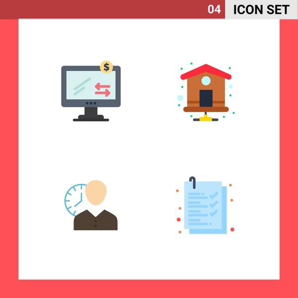 Conceito Flat Icon Para Websites Mobile Apps Line Homem Compras — Vetor de Stock