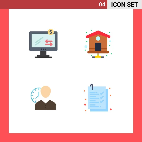 Flat Icon Concepto Para Sitios Web Móviles Aplicaciones Línea Hombre — Archivo Imágenes Vectoriales