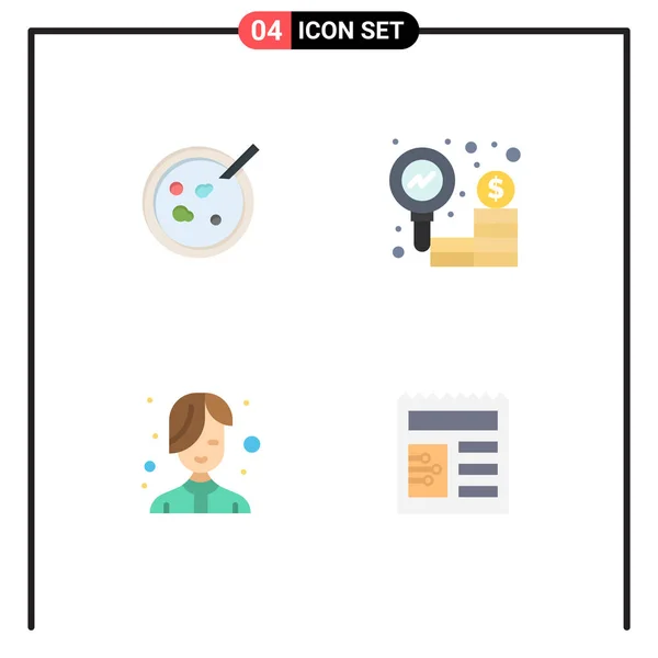 Pack Iconos Peso Moderno Símbolos Para Medios Impresión Web Tales — Archivo Imágenes Vectoriales