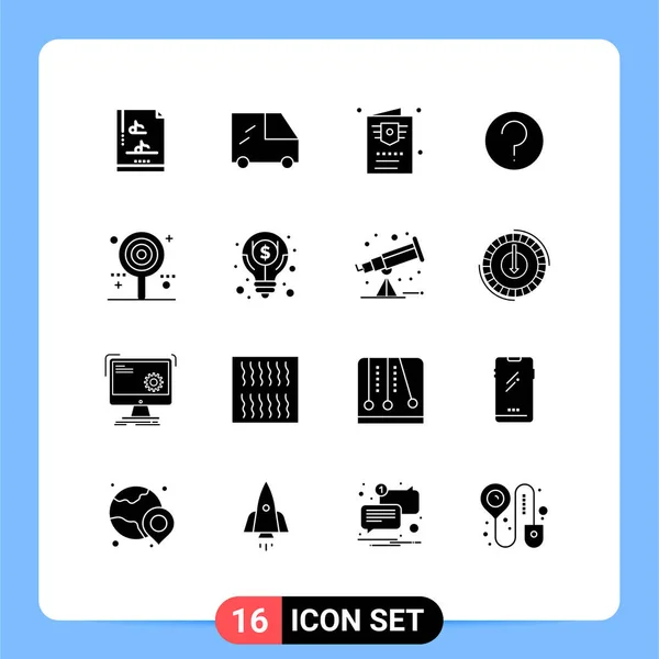 Thematic Vector Solid Glyphs Editable Symbols Sweet Holiday Travel Celebrate — 스톡 벡터