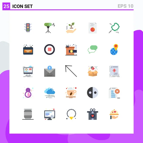 Vector Stock Icon Pack Líneas Señales Símbolos Para Calendario Oración — Vector de stock