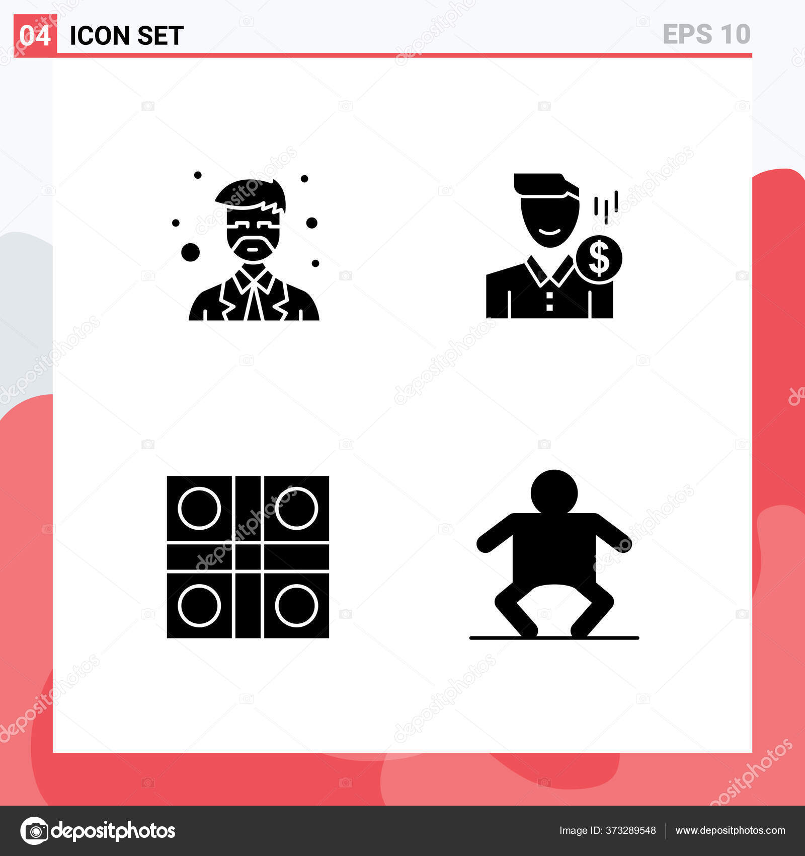 Download Universal Icon Symbols Group Modern Solid Glyphs ...