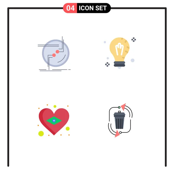 User Interface Pack Basic Flat Icons Chain Light Link Βολβός — Διανυσματικό Αρχείο